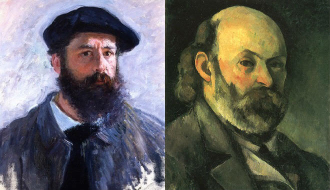 Claude Monet and Paul Cézanne
