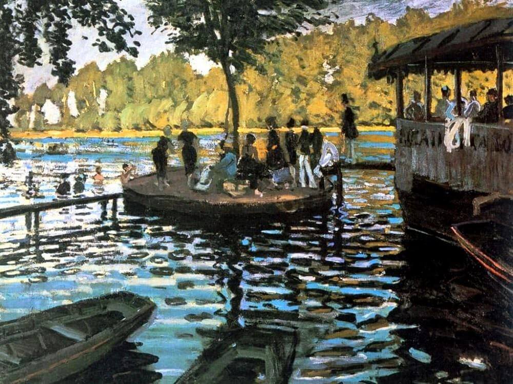 La Grenouillère, 1869 by Claude Monet