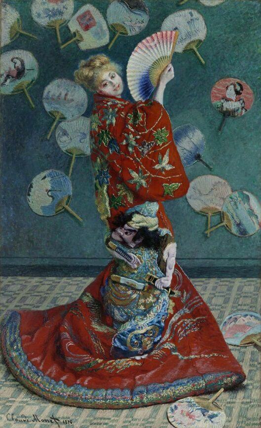 La Japonaise, 1857 by Claude Monet
