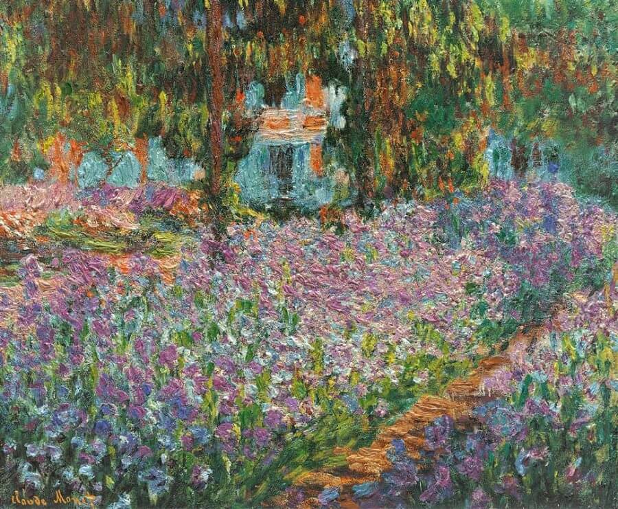The Artist's Garden at Giverny, 1900 by Claude Monet