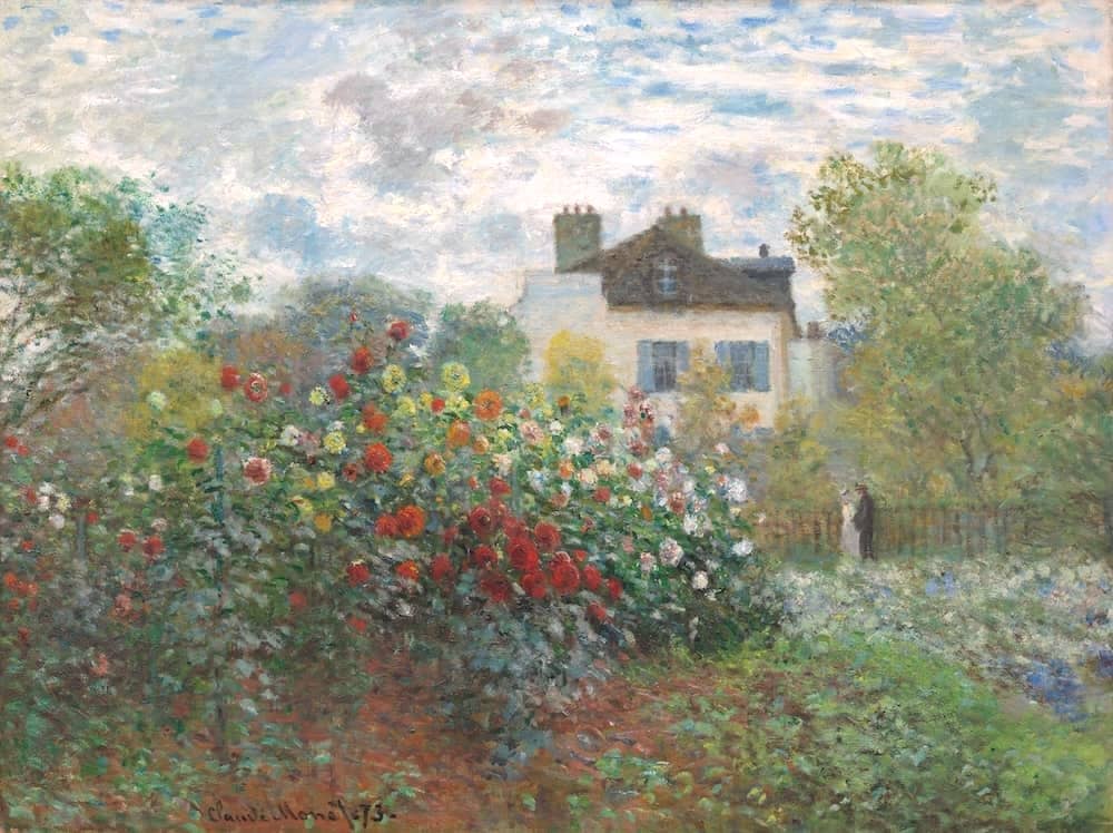 The Garden of Monet at Argenteuil by Claude Monet