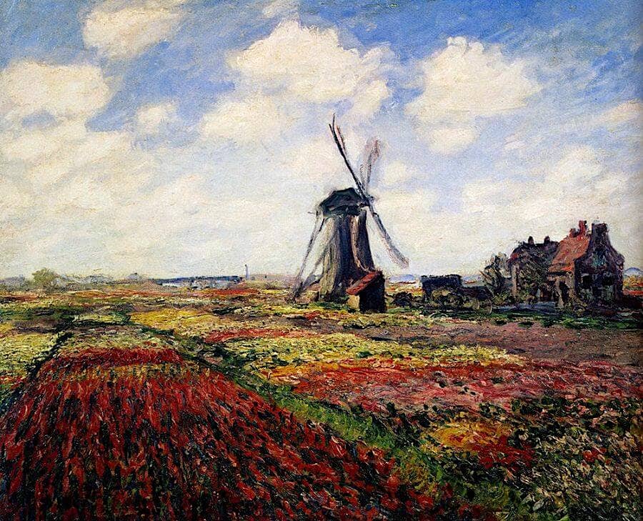 Tulip Fields, 1886 by Claude Monet