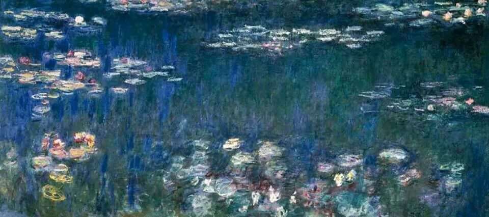 Water Lilies, Green Harmony, 1914-1917 by Claude Monet