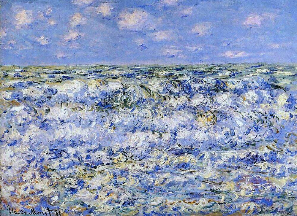 Waves Breaking, 1881 by Claude Monet