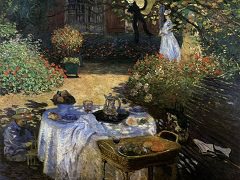 The Lunch by Claude Monet