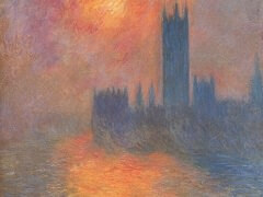 The Houses of Parliament, Sunset by Claude Monet