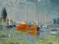 Red Boats at Argenteuil by Claude Monet