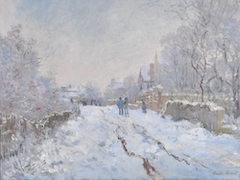 Snow at Argenteuil by Claude Monet