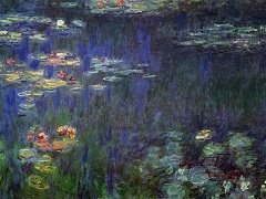 Water Lilies, Green Reflection by Claude Monet