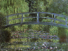 Water Lily Pond, Harmony in Green by Claude Monet