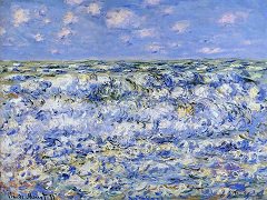 Waves Breaking by Claude Monet