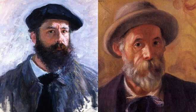 Claude Monet and Pierre-Auguste Renoir