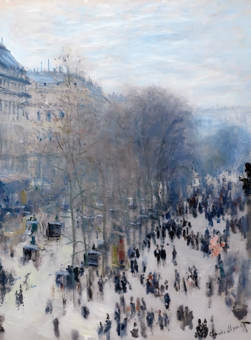 Boulevard des Capucines, 1873-1874 by Claude Monet