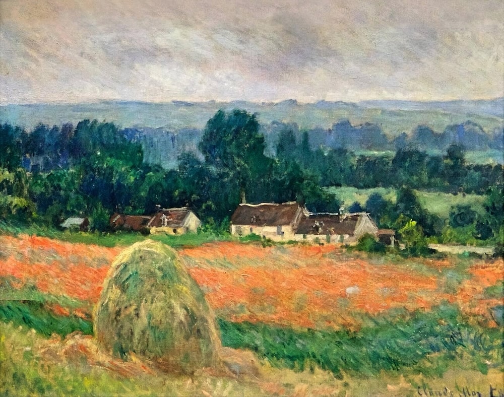 Haystack at Giverny, 1886 - by Claude Monet