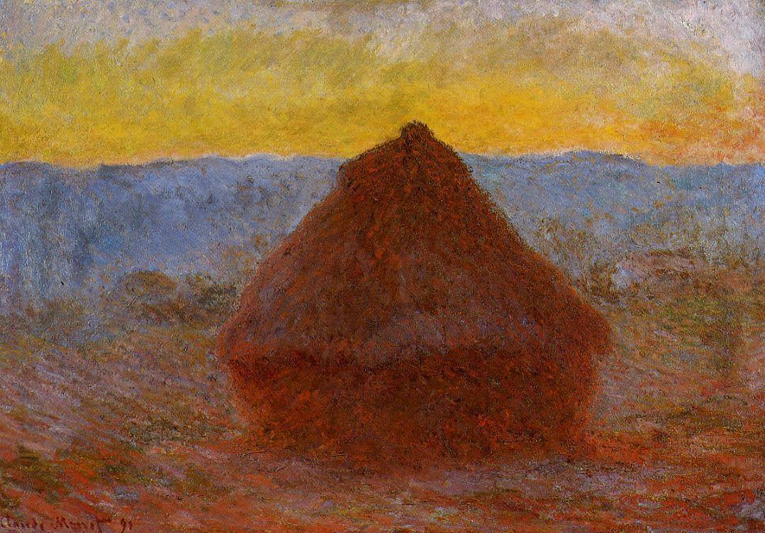 Haystack - by Claude Monet