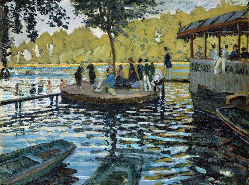 La Grenouillere by Claude Monet