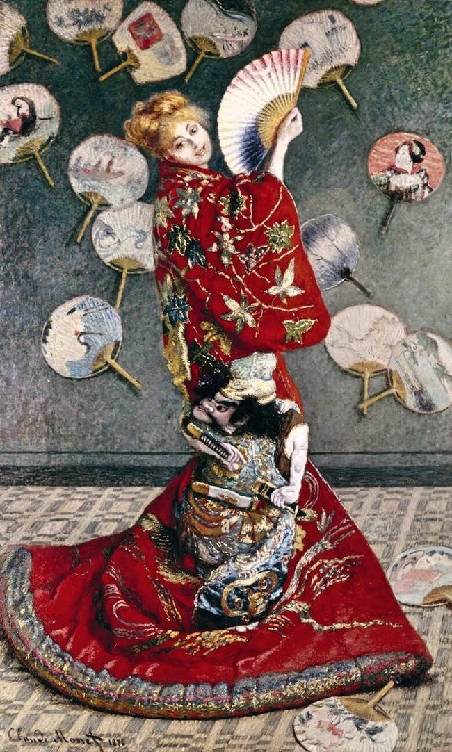 La Japonaise, 1857 by Claude Monet