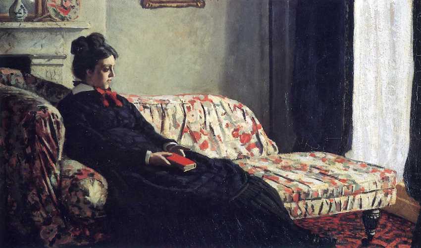 Meditation, 1871 by Claude Monet