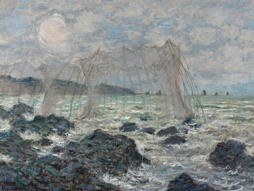 Nets, 1882 - by Claude Monet