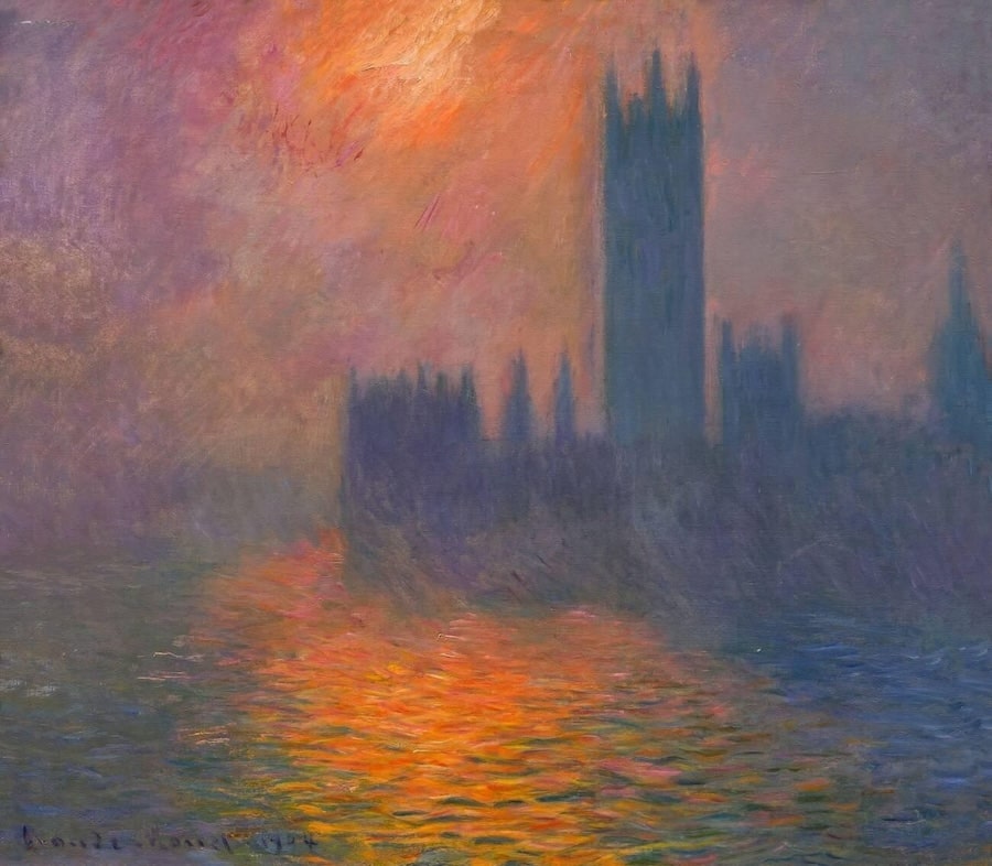 The Houses of Parliament, Sunset, 1904 by Claude Monet