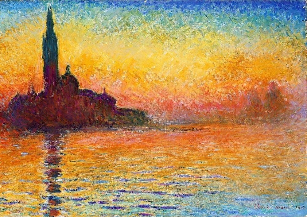 San Giorgio Maggiore at Dusk, 1908 by Claude Monet