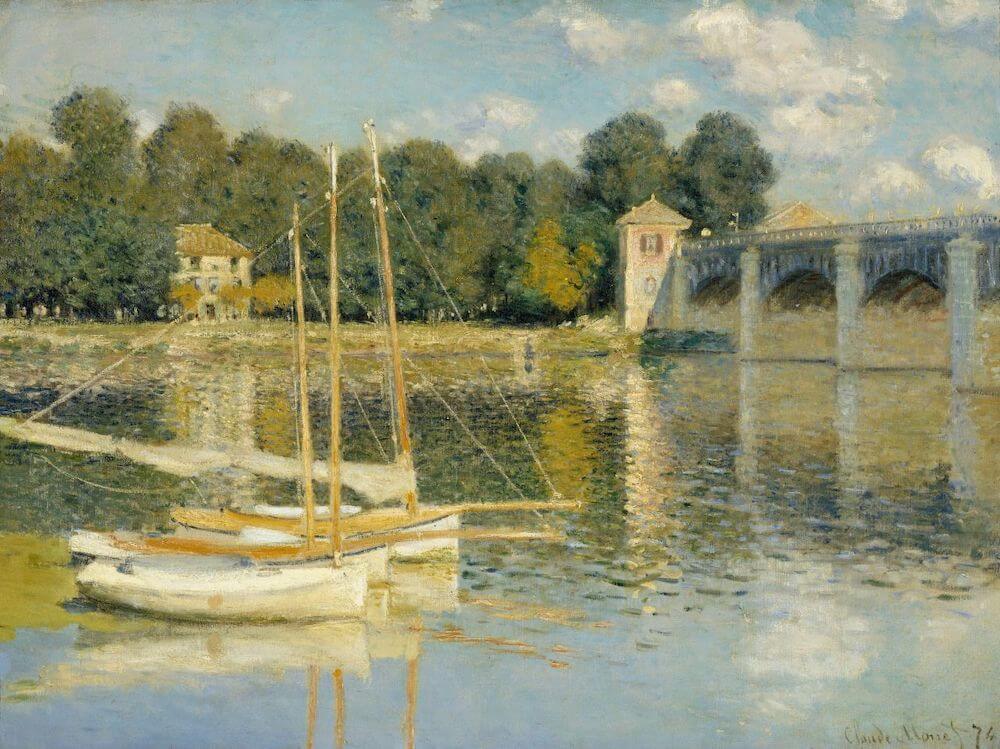 The Bridge at Argenteuil, 1874 by Claude Monet