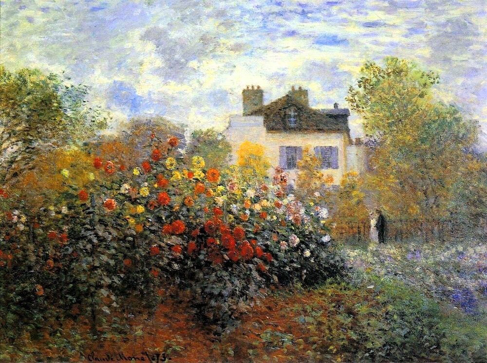 The Garden of Monet at Argenteuil by Claude Monet