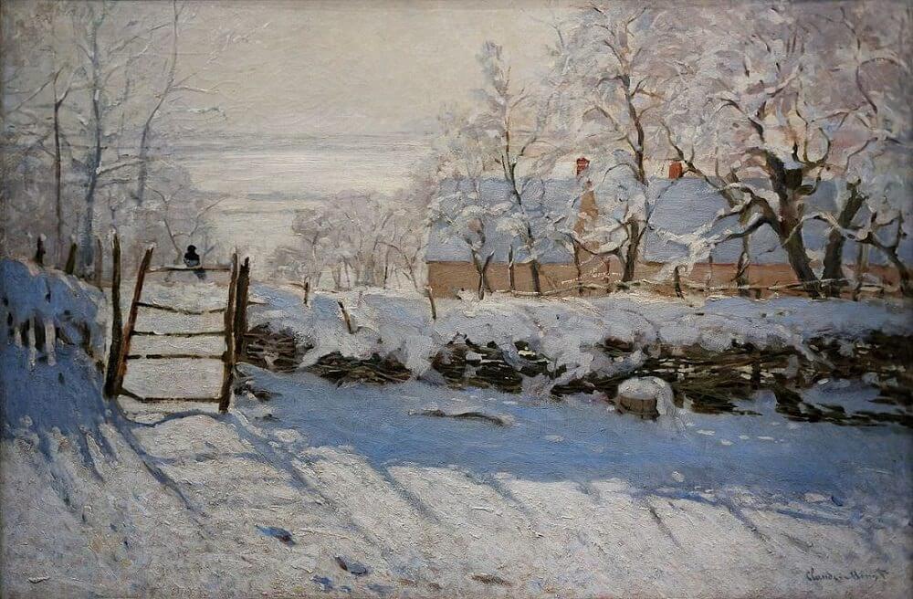 The Magpie, 1868 by Claude Monet