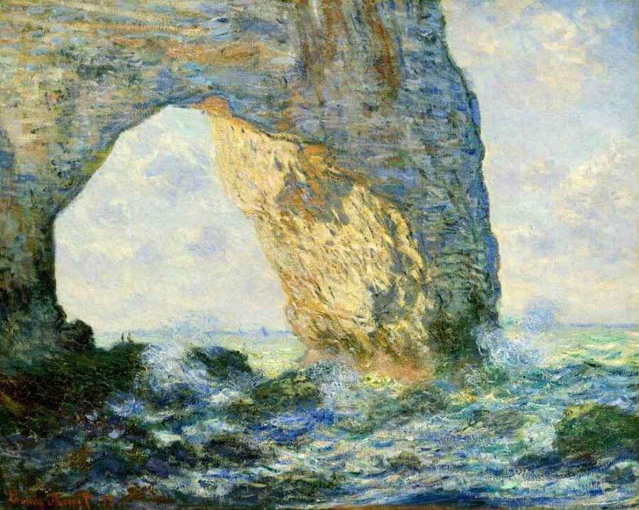 The Manneporte (Etretat), 1883 by Claude Monet