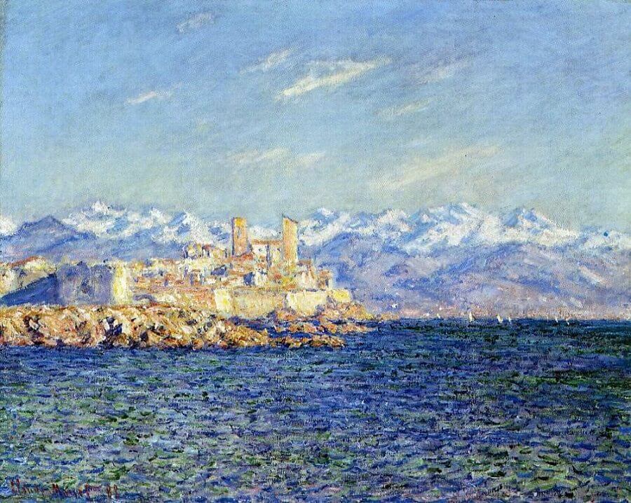The Old Fort at Antibes, 1888 - by Claude Monet