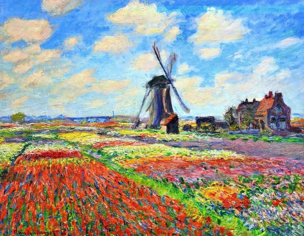 Tulip Fields, 1886 by Claude Monet