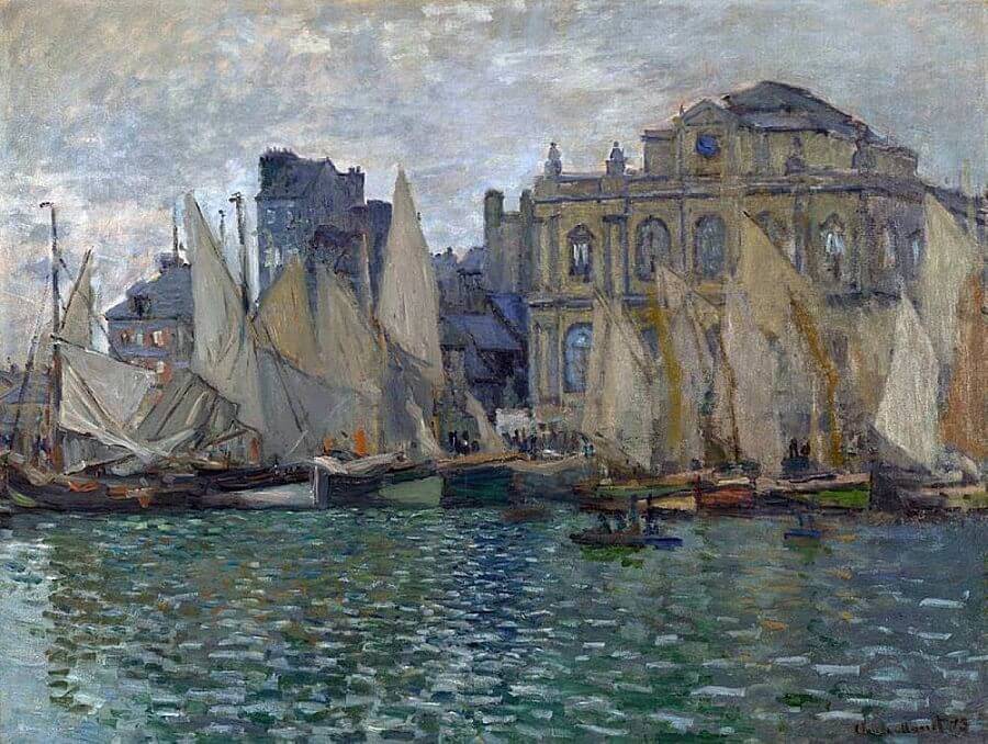 View of Le Havre, 1873 - by Claude Monet