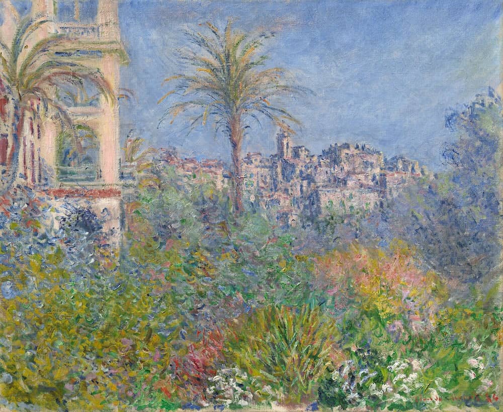 Villas at Bordighera, 1884 by Claude Monet