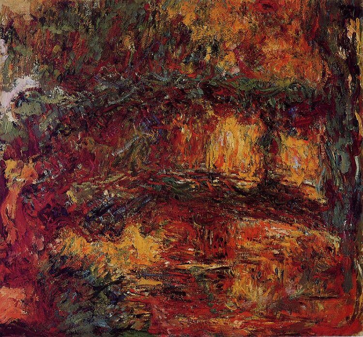 Water Lilies - Japanese Bridge, 1923 by Claude Monet