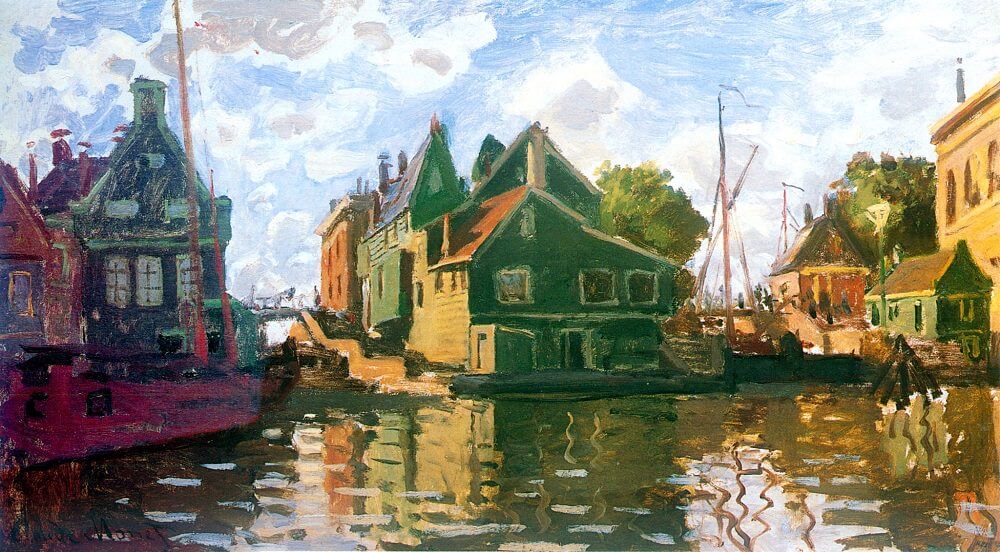 Zaandam, 1871 by Claude Monet