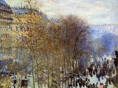 Boulevard des Capucines by Claude Monet