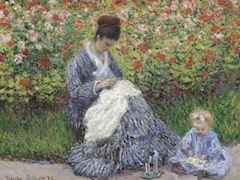 Madame Monet and Child by Claude Monet