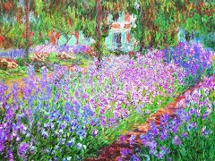 The Artist's Garden at Giverny by Claude Monet