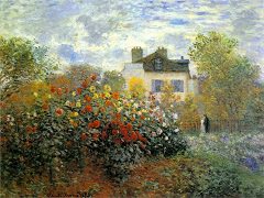 The Garden of Monet at Argenteuil by Claude Monet