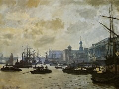 The Port of London by Claude Monet