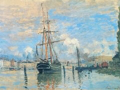 The Seine at Rouen by Claude Monet