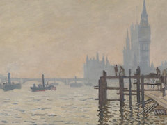 The Thames below Westminster by Claude Monet