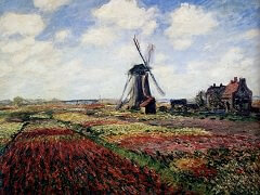 Tulip Fields by Claude Monet