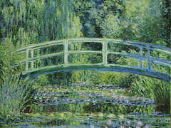 Water Lilies and Japanese Bridge by Claude Monet