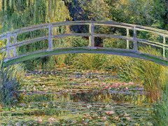 The Water Lily Pond by Claude Monet