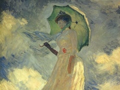 Woman with a Parasol, Facing Left by Claude Monet