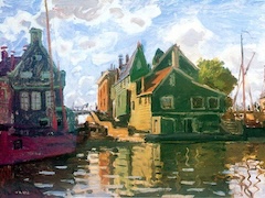 Zaandam by Claude Monet